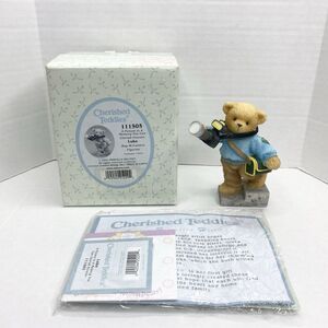 Cherished Teddies Figurine Luke A Picture Is A Memory You Can Cherish Forever